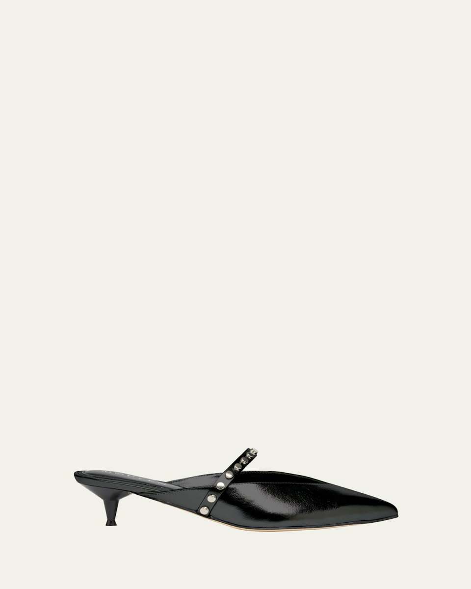 Studded Strap Mules